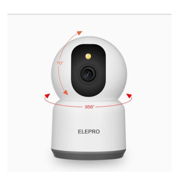 WiFi Surveillance Camera, Indoor Camera Color Night Vision 2.5K 5MP/5G - Picture 10 of 11